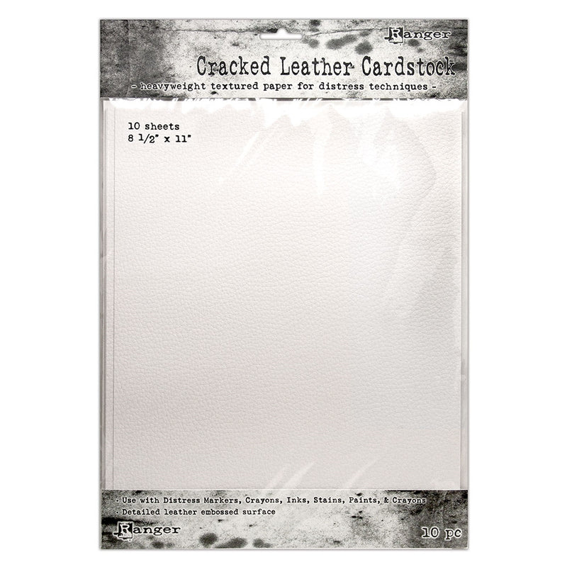 Distress Cracked Leather Paper Cardstock, 8.5" x 11" - Tim Holtz - Ranger