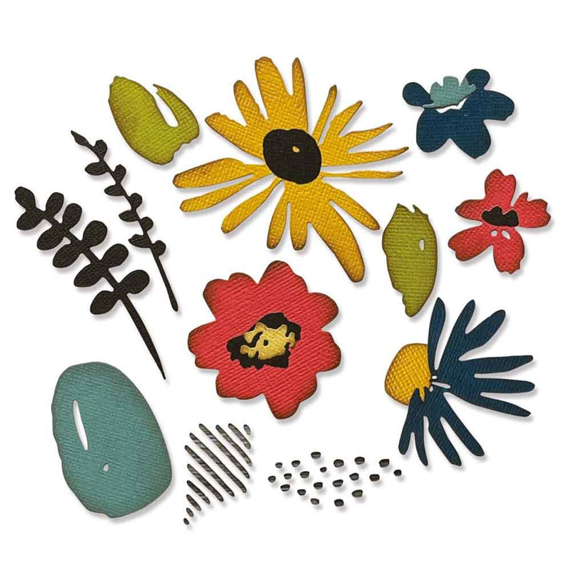 Modern Floristry Thinlits Die Set - Tim Holtz - Sizzix - Clearance