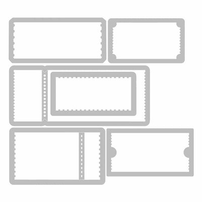 Sizzix Framelits Die Set 6PK - Ticket Booth