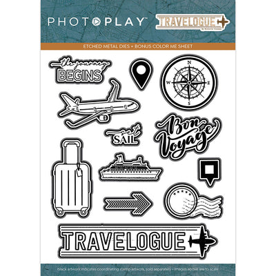 Etch Metal- Dies- Travelogue Collection- Photo Play
