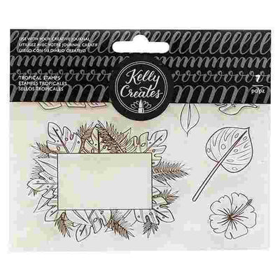 Kelly Creates Tropical Tracable Stamps