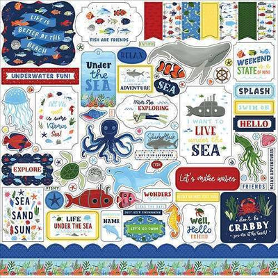 Under Sea Adventures Element Stickers - Echo Park