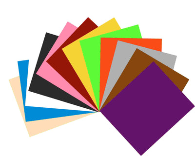 Incraftables Permanent Vinyl Sheets (40pcs). Bulk Permanent Vinyl for Cricut  Machine with Glossy, Matte & Transfer Sheets. Multicolor Self Adhesive Vinyl  Sheets Sticker Paper Bundle for DIY Crafts