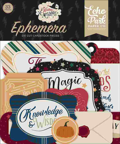 Witches & Wizards Ephemera - Echo Park - Clearance