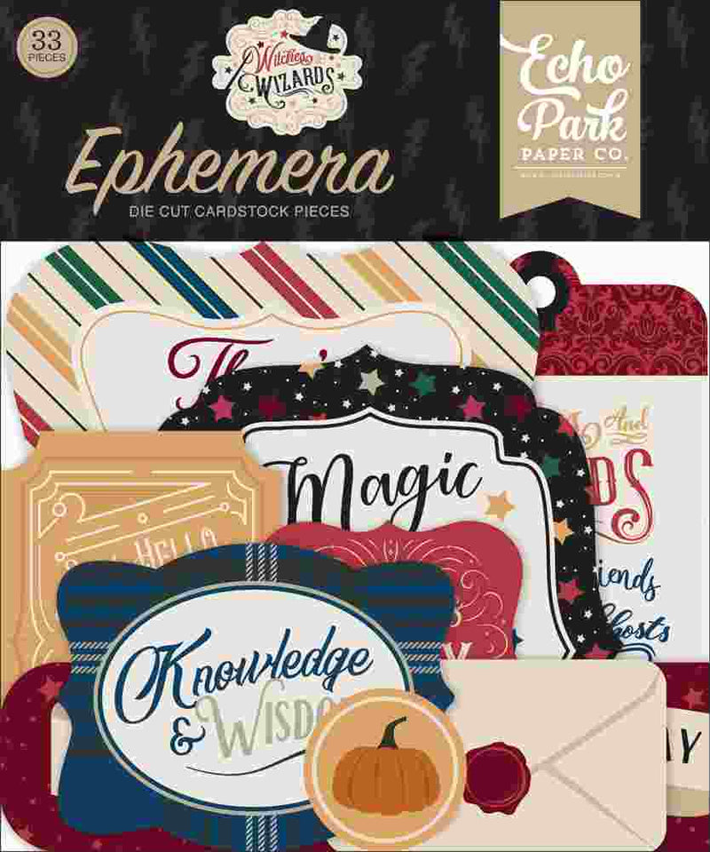 Witches & Wizards Ephemera - Echo Park - Clearance