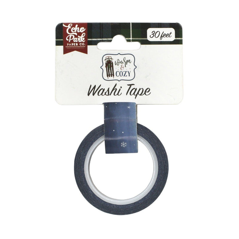 Winter Snowfall Washi Tape - Warm & Cozy - Echo Park - Clearance