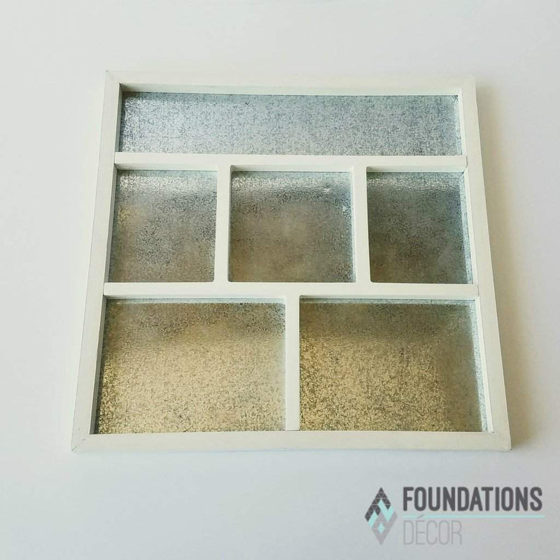 White Shadow Box Foundations Decor