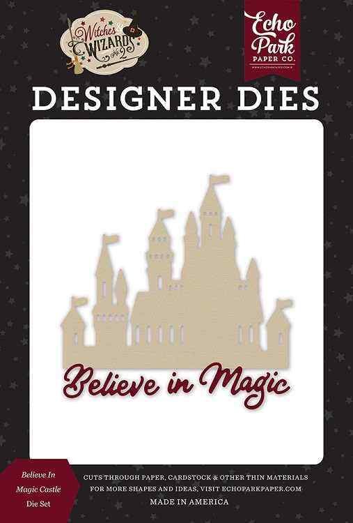 Believe In Magic Castle Dies - Witches & Wizards No. 2 - Echo Park - Clearance