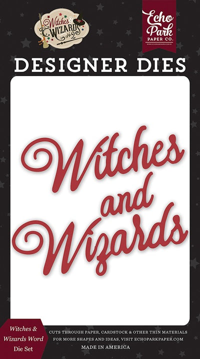 Witches Wizards Word Dies - Witches & Wizards No. 2 - Echo Park*