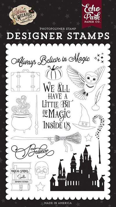 Believe In Magic Stamps - Witches & Wizards No. 2 - Echo Park*