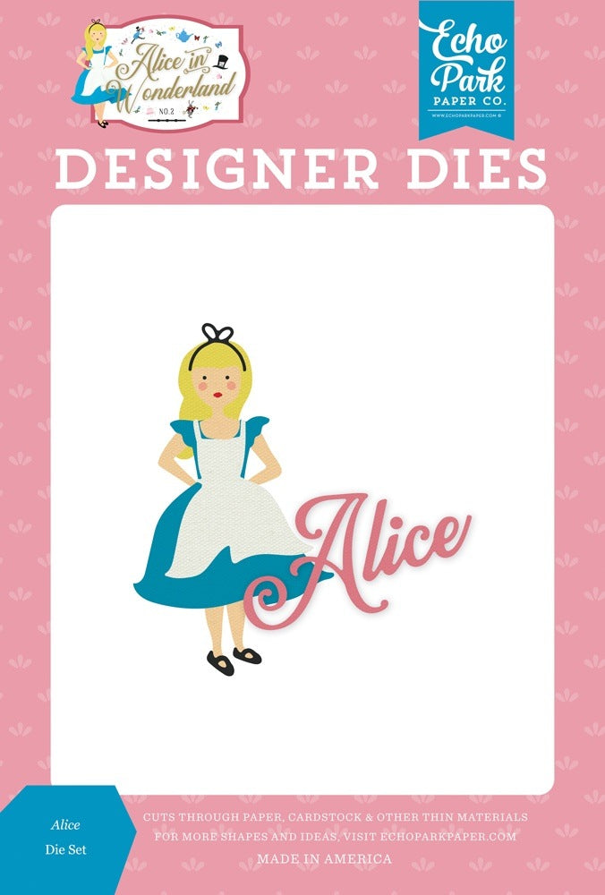 Alice Die Set - Alice in Wonderland no. 2 - Echo Park - Clearance