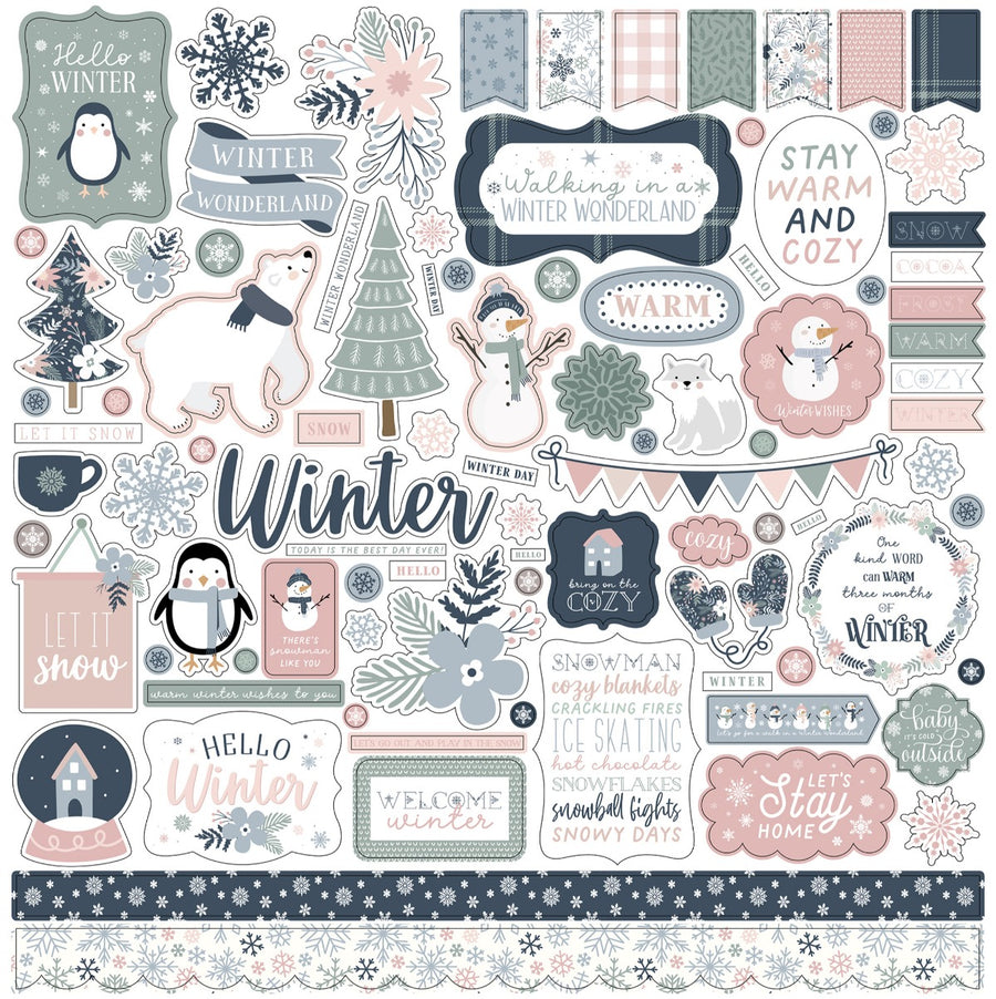 Winterland Element Sticker- Echo Park