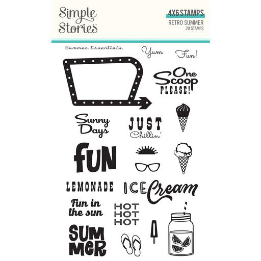 Stamps - Retro Summer Collection - Simple Stories