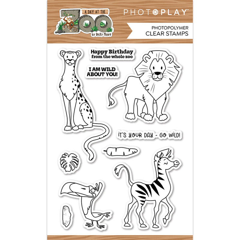 Photopolymer Stamps - A Day At The ZOO - Becky Moore - Photoplay